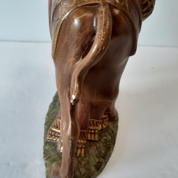 Vintage Plaster Camel 1974 Handmade By Meg - Picture 4 of 8